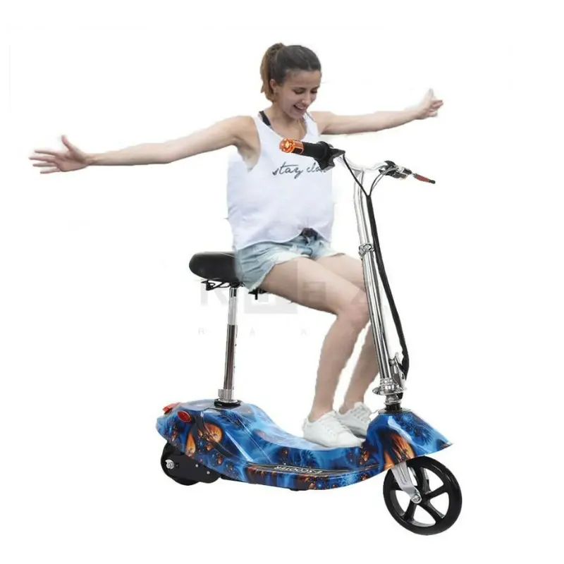 Kids Motorized Electric Scooter With Seat 1