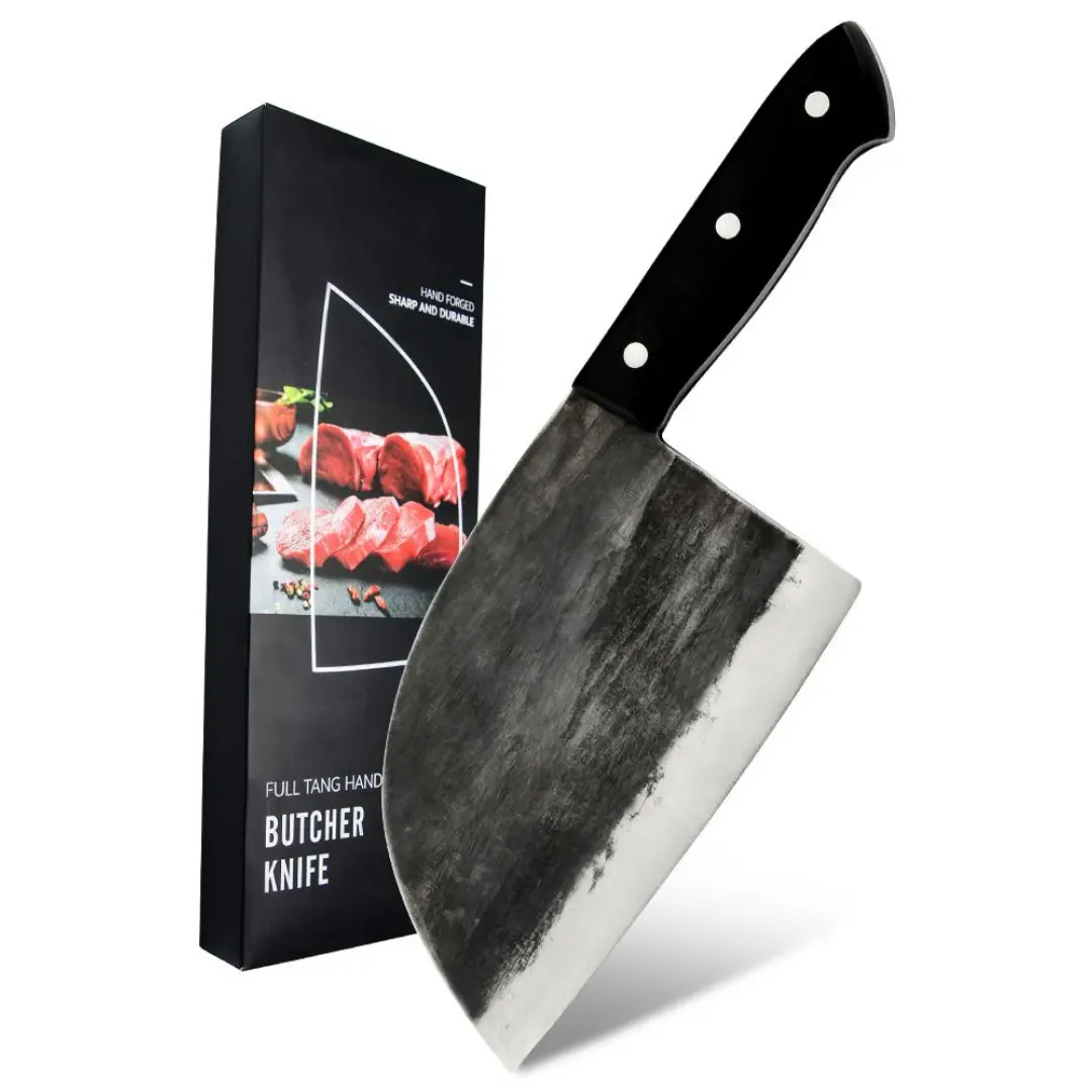 Hand Forged Serbian Meat & Vegetable Cleaver Knife 1