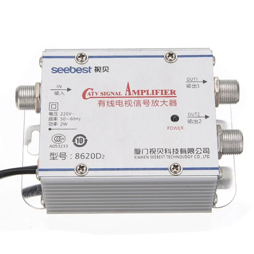Universal Hdtv Digital Antenna Signal Amplifier / Booster 20Db 1