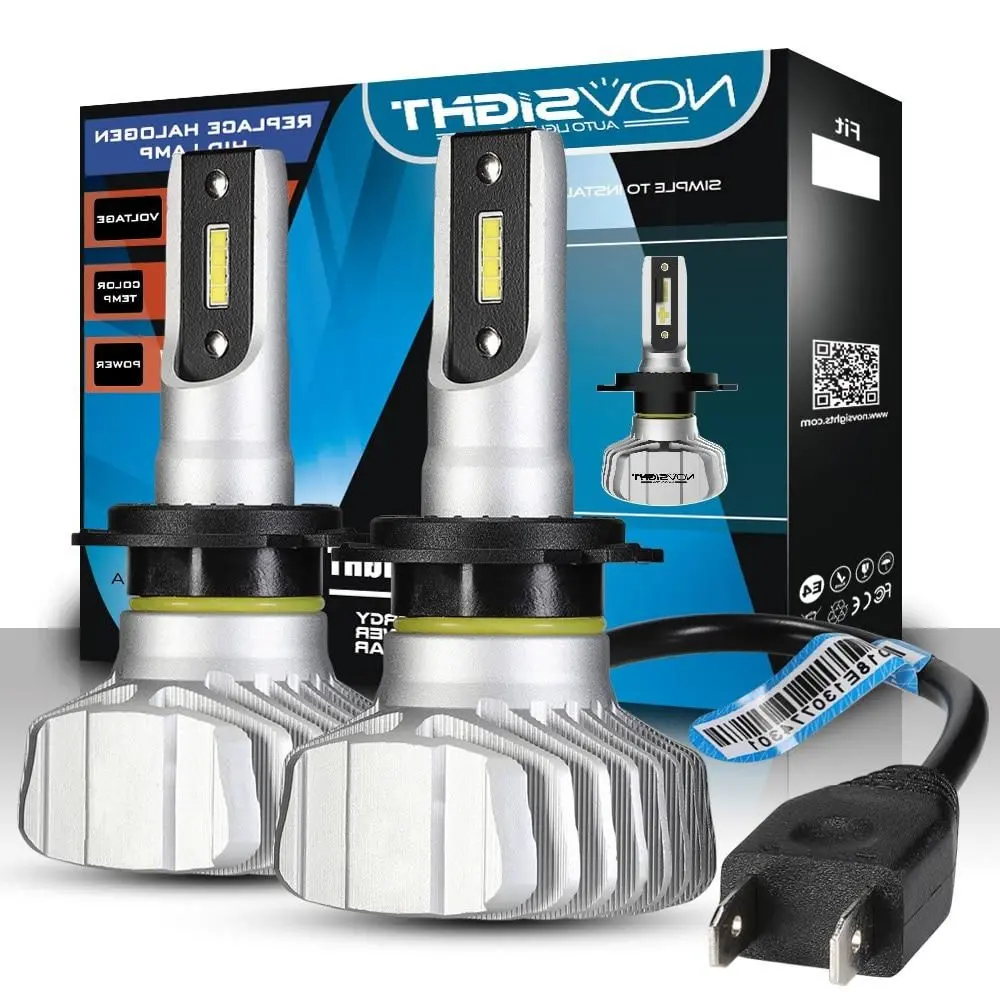 Powerful Compact Led Car Dual Beam Headlight Bulbs 1