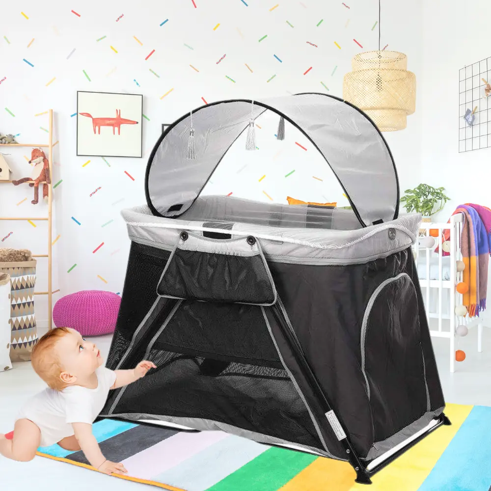 Large Spacious Portable Travel Baby Crib 1