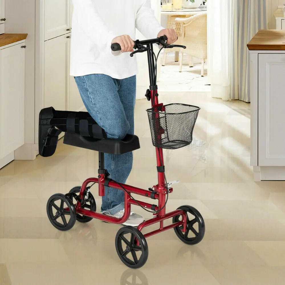 Steerable Folding All Terrain Medical Knee Walker / Scooter 1