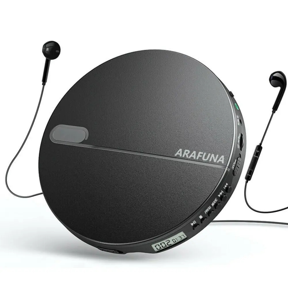 Small Portable Compact Personal Cd Player With Headphones 1