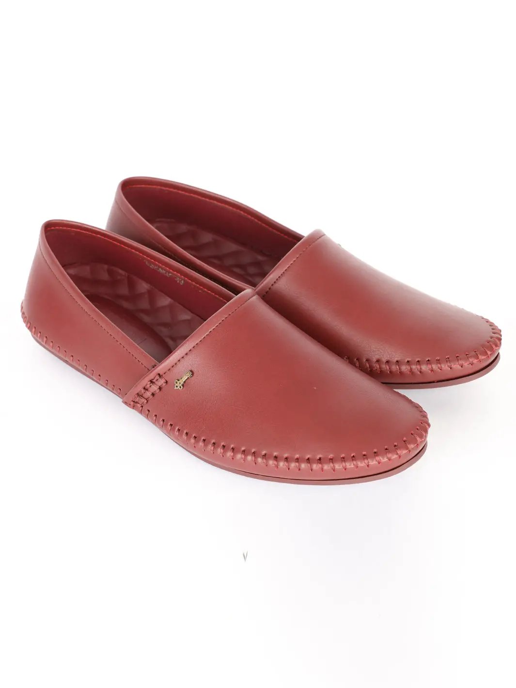 Burgundy Slip-On - Al-Msho-020-21 1