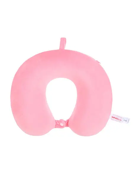 Upgraded Memory Foam U-Shaped Pillow (Red) 1