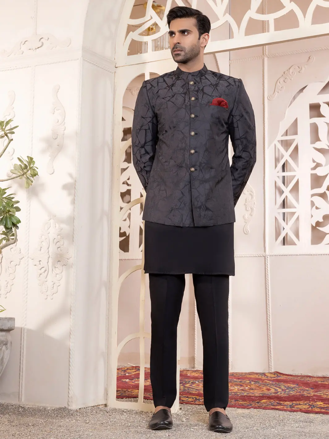 Black Prince Coat - Al-Pcs-030 1