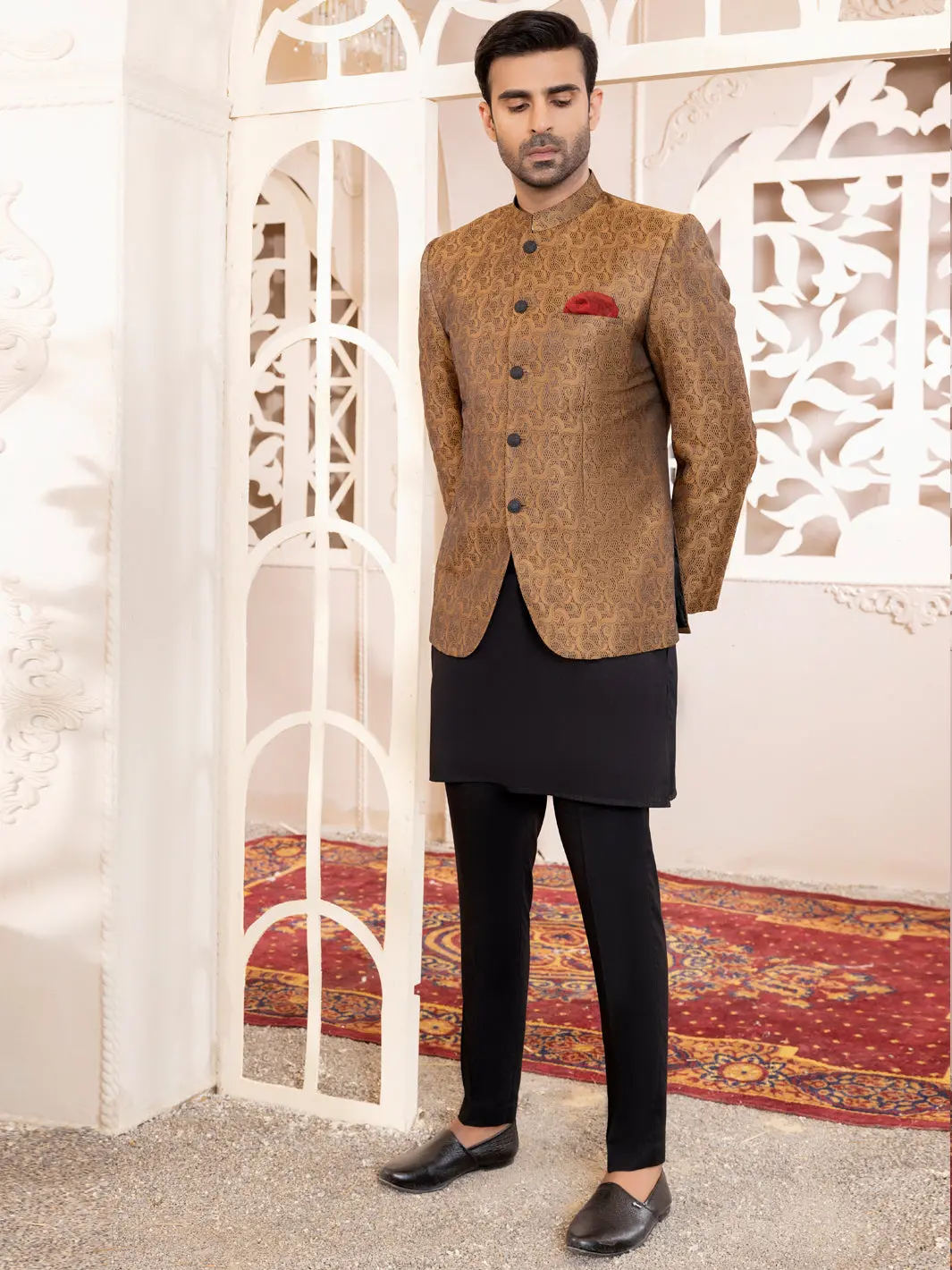 Brown Prince Coat - Al-Pcs-039 1