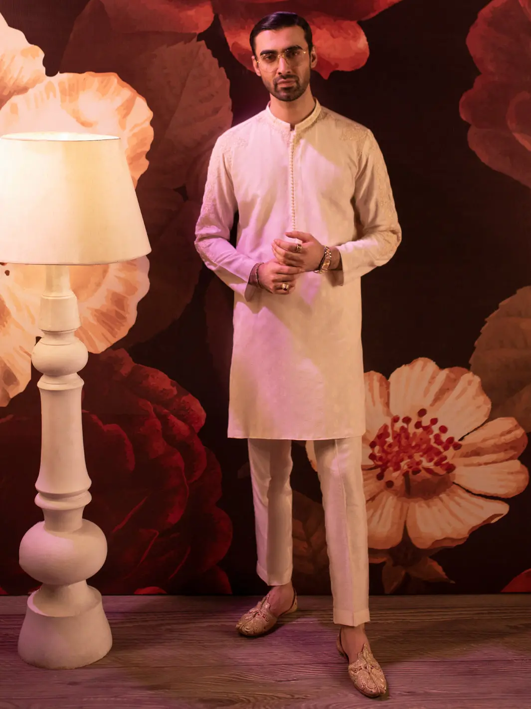 Off White Blended Special Kurta - Al-K-Sp-057 1