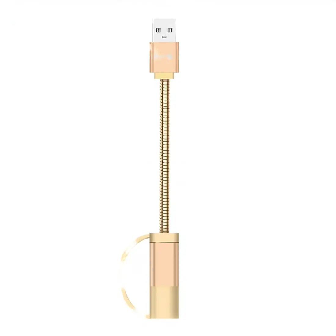Joyroom Portable Metal Cable, 10Cm(Micro) S-M329 - Gold (Android) 1