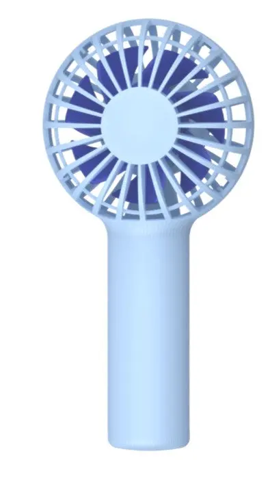 Candy Series 1200Mah Mini Fan (Blue) 1