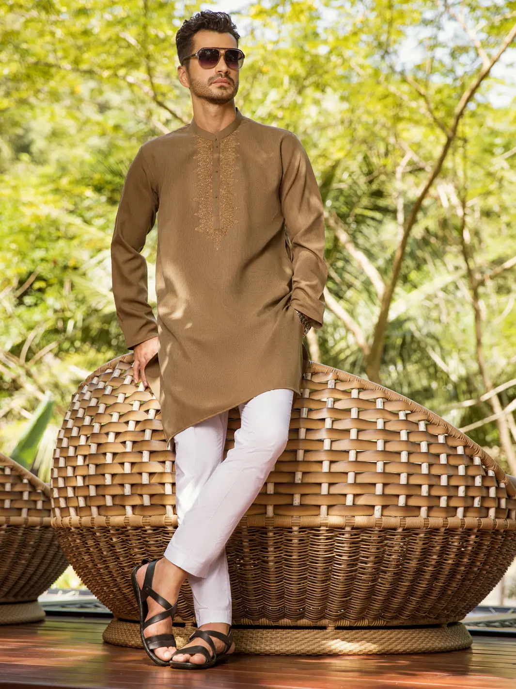 Green Kurta - Al-K-1006 1