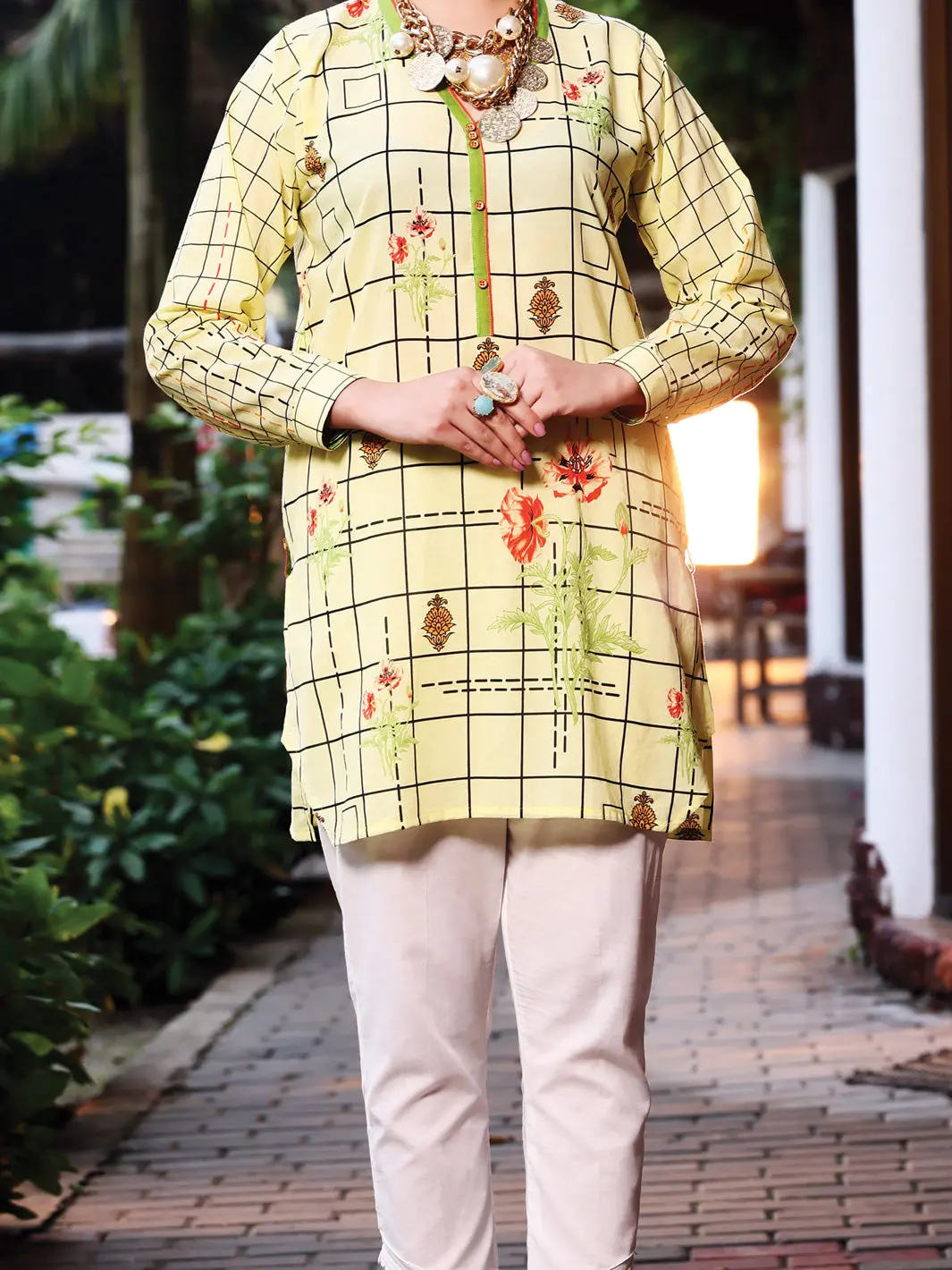 Lime Lawn Tunic - Alp-Lk-1016B 1