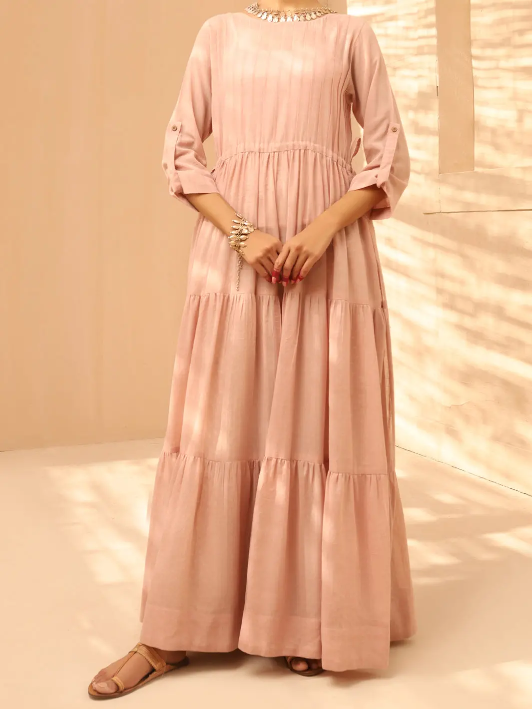 Pink Linen Tunic - Alcr-Lk-1018 1