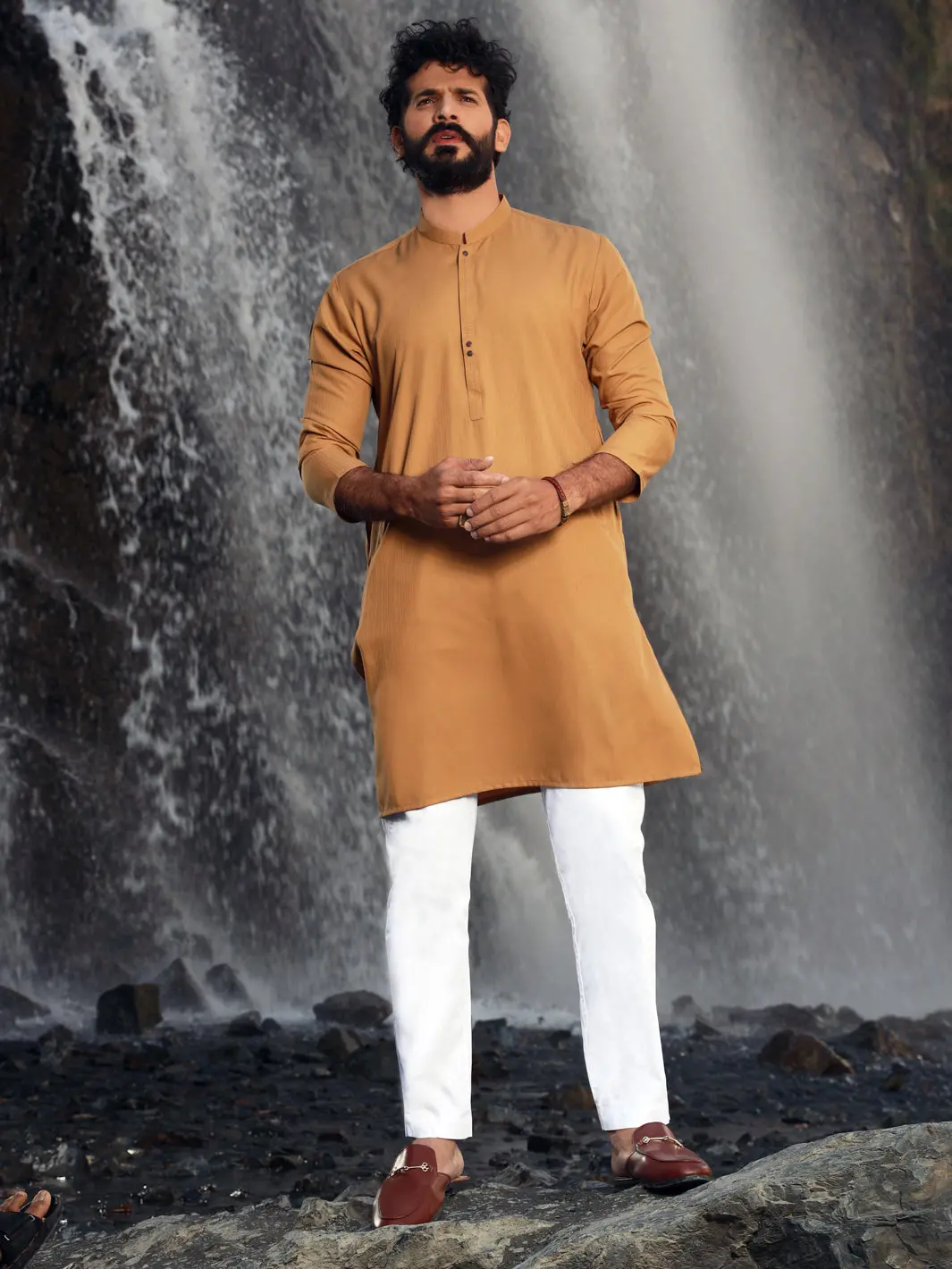 Mustard Kurta - Al-K-1037 1