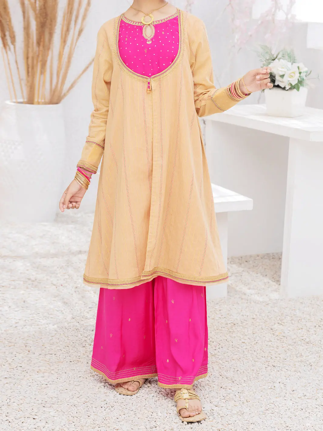 Khaki 2Pc Stitched - Alt-2Ps-Lks-1073 1