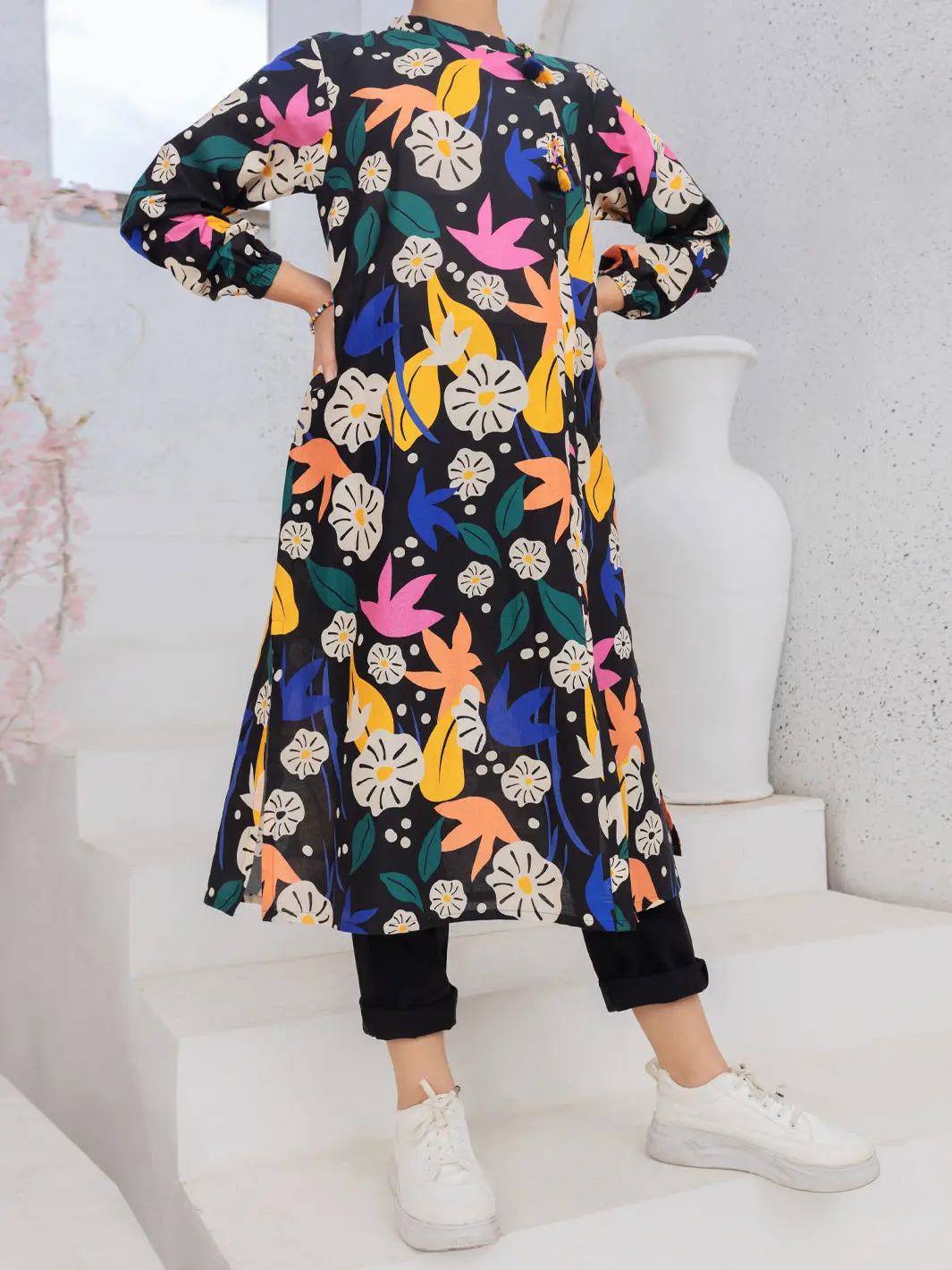 Multicolor Kurti - Alt-Lk-1082 1