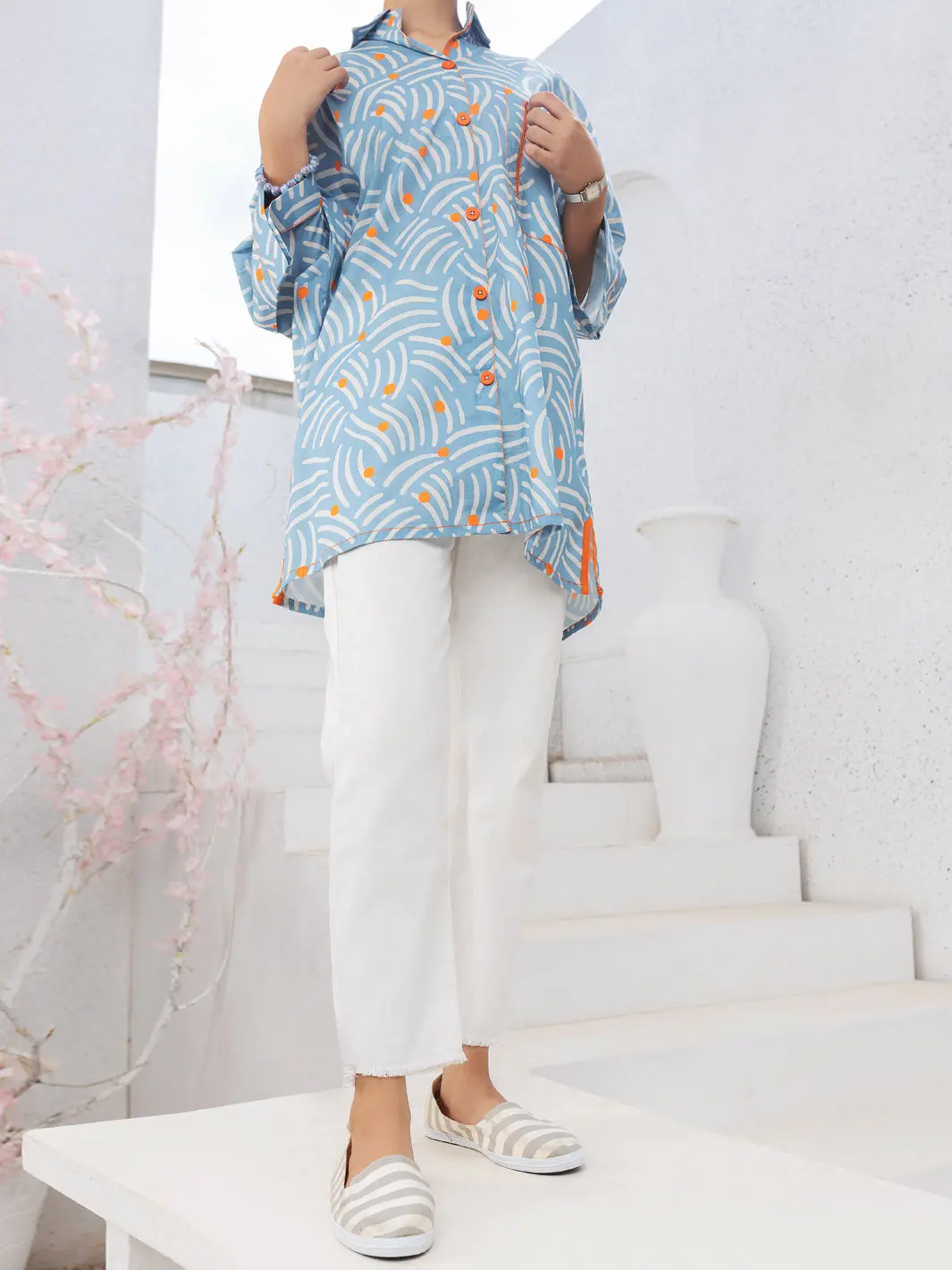 Aqua Blue Kurti - Alt-Lk-1086 1