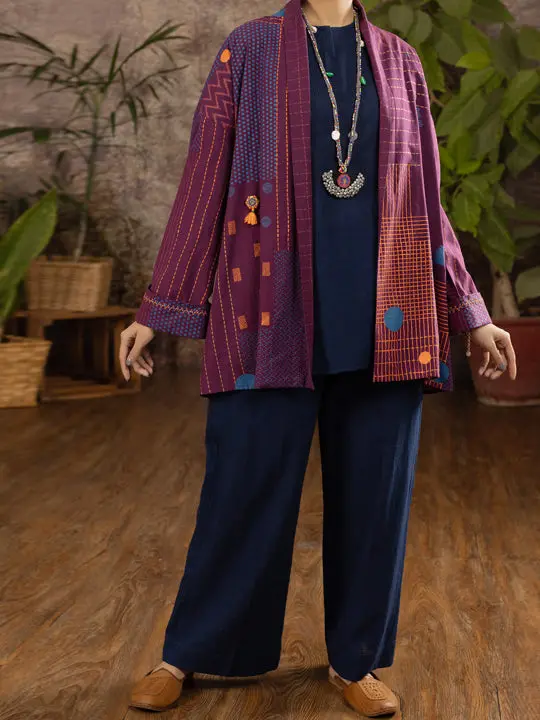 Magenta Kurti - Alcr-Lk-1094 1