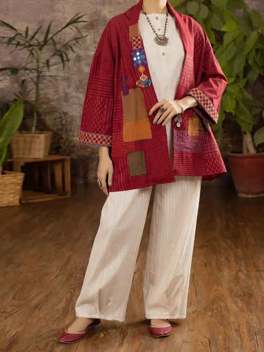 Maroon Kurti - Alcr-Lk-1096 1