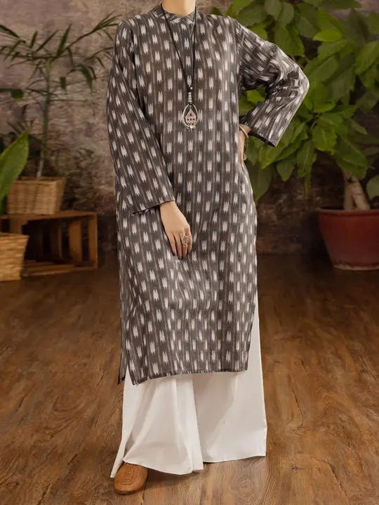 Grey Kurti - Alcr-Lk-1104 1