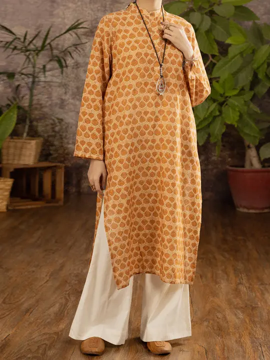 Mustard Kurti - Alcr-Lk-1105 1