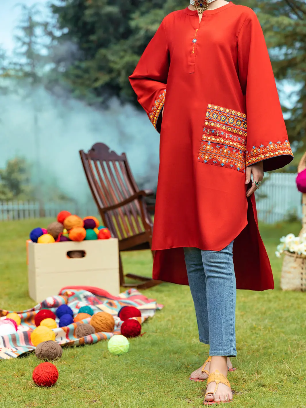 Red Kurti - Awp-Lk-615 1