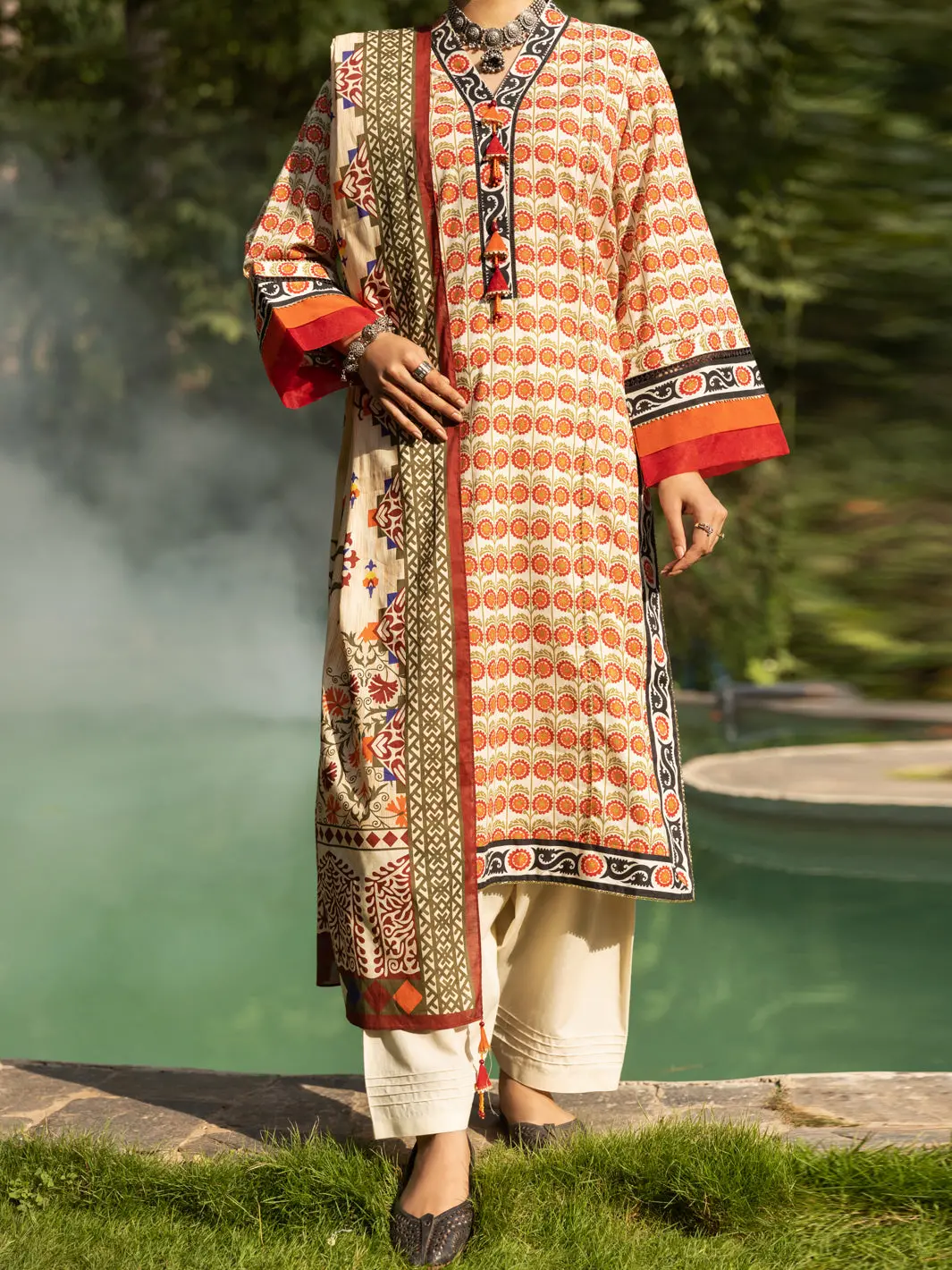 Multicolor 2Pc Unstitched - Awp-2Ps-592 1