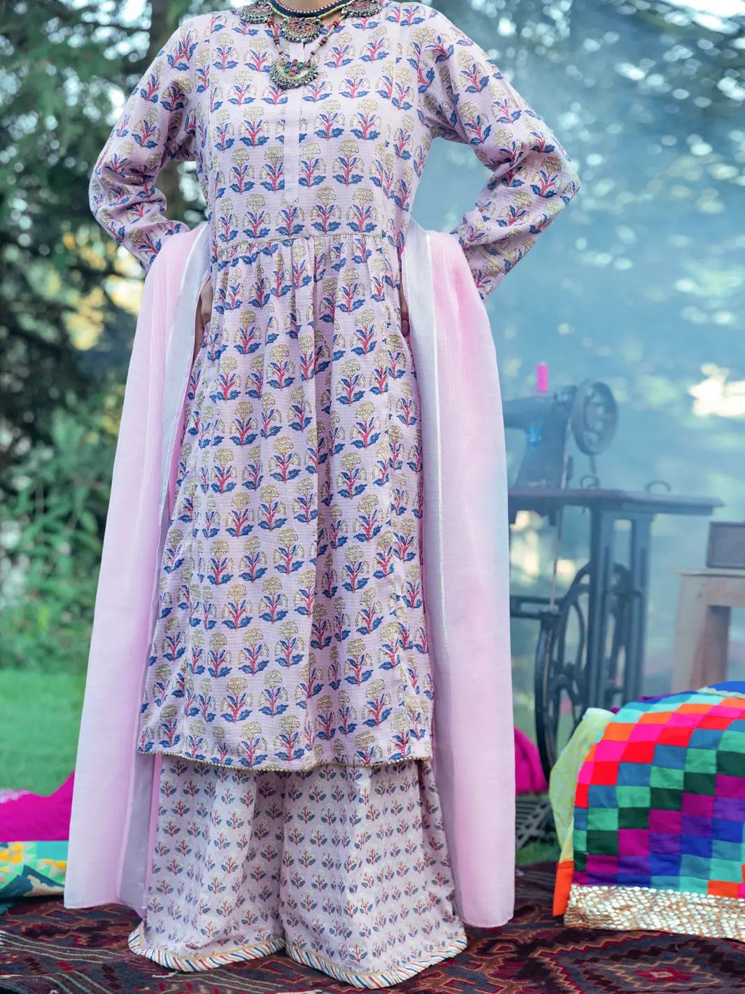 Light Pink 3Pc Stitched - Awp-3Ps-576 1