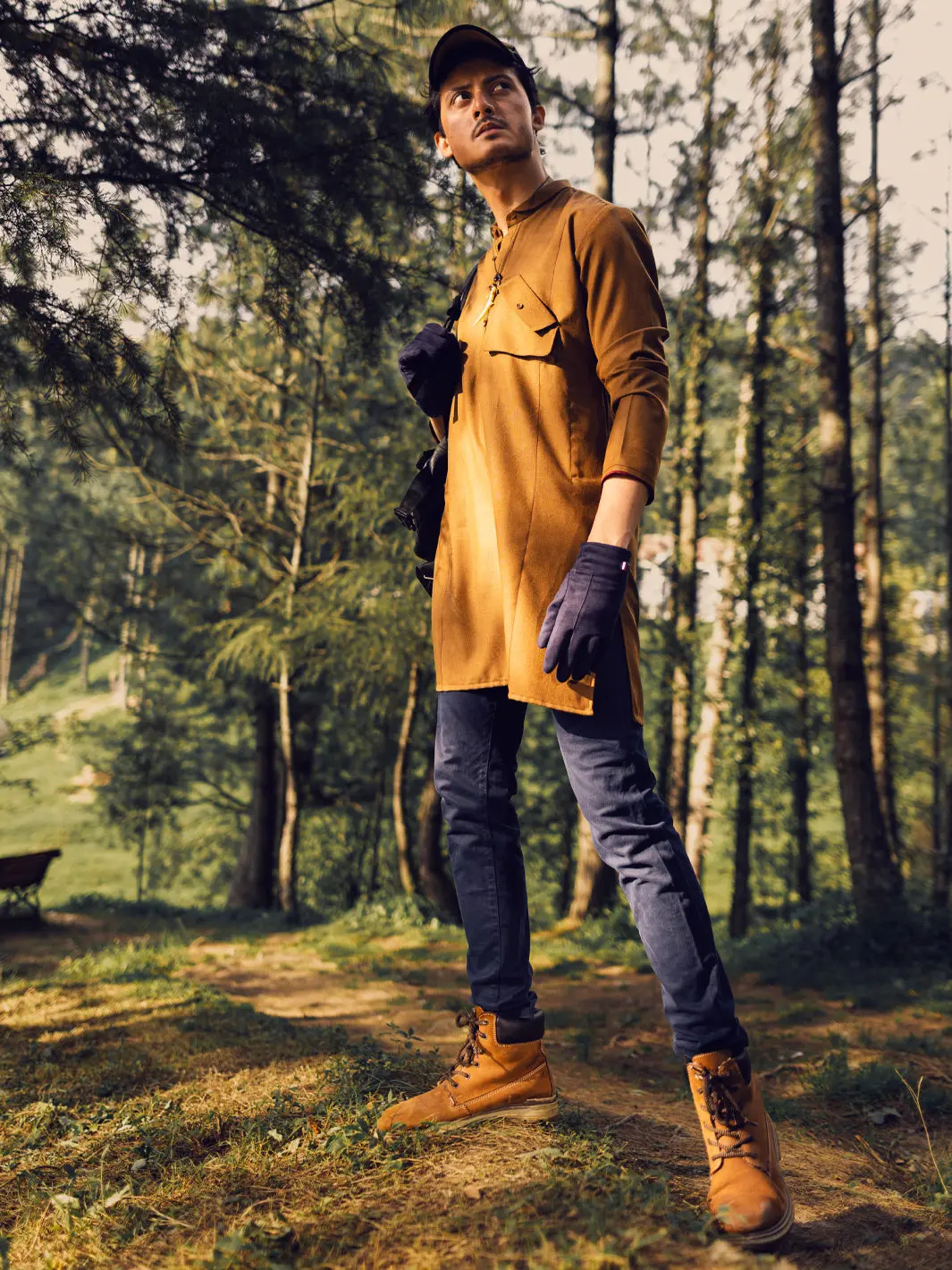 Brown Kurta - Al-K-1111A 1