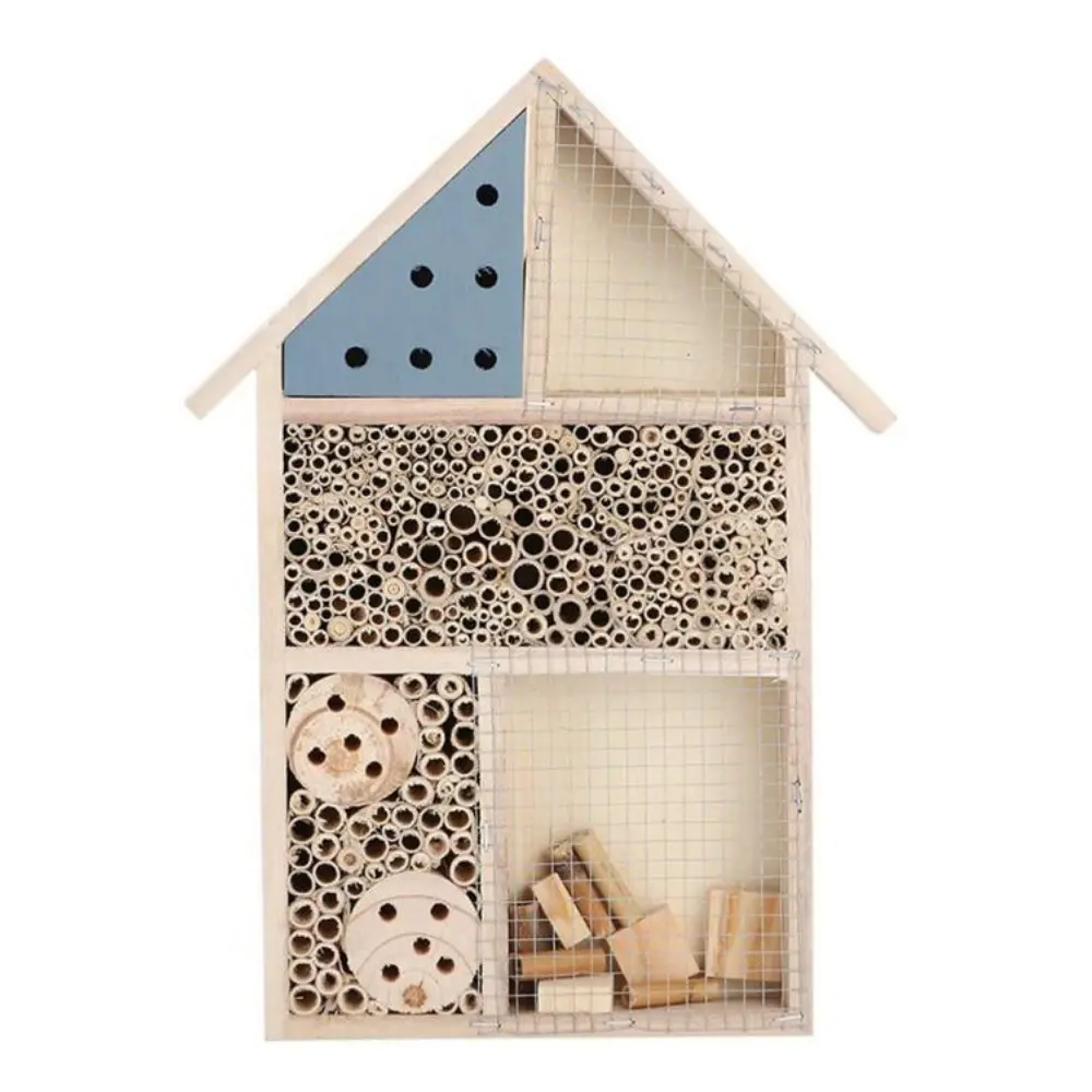 Natural Wooden Bee Hive Box House 1