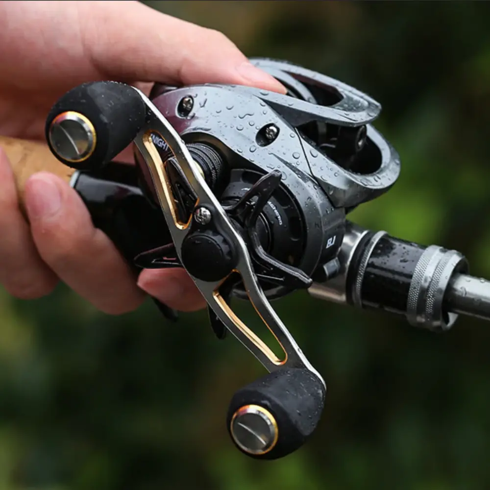 Premium Baitcaster Fisher Reel - Silver 1