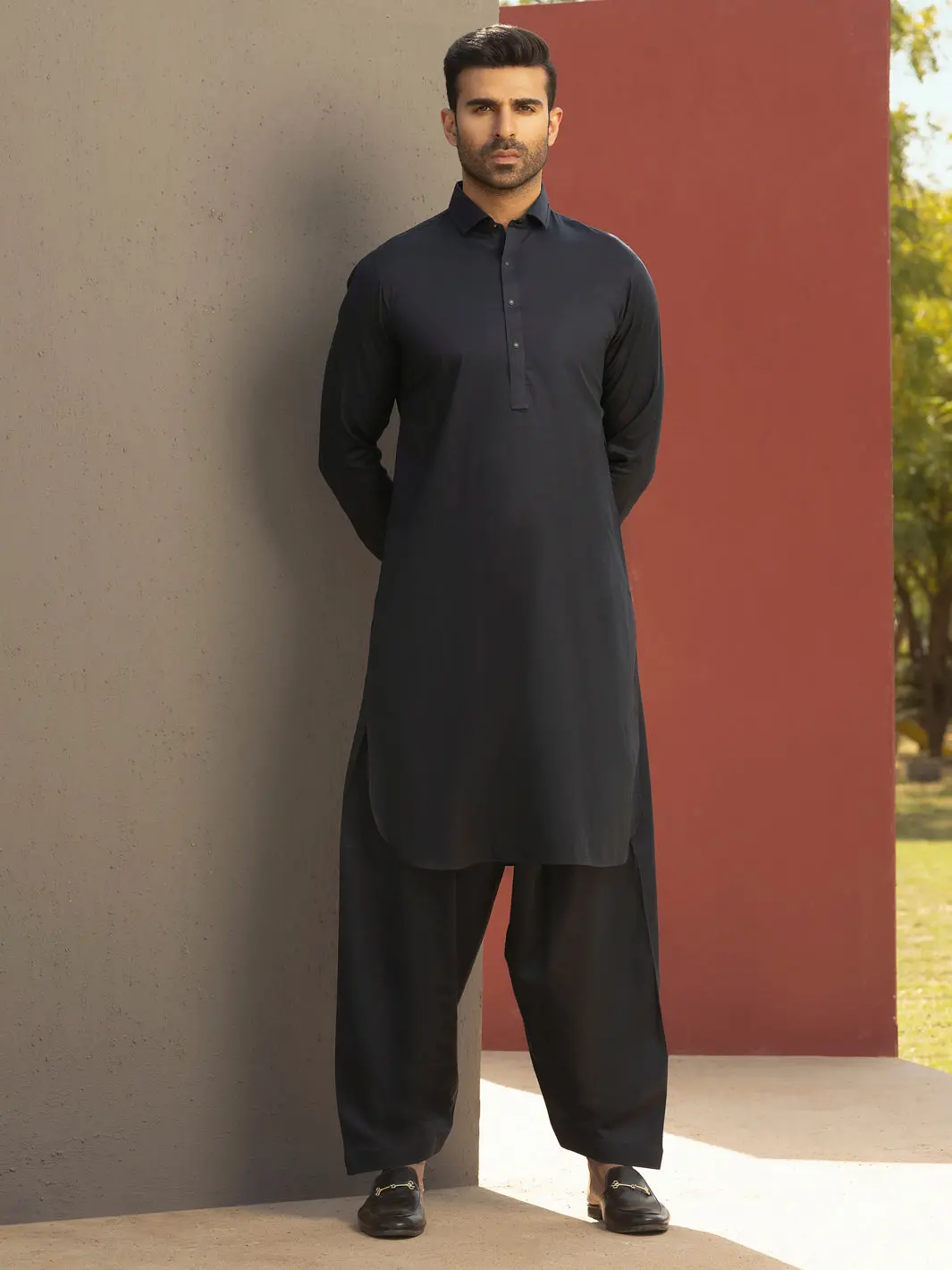Blue Kameez Shalwar - Alwa-Ks-281 1