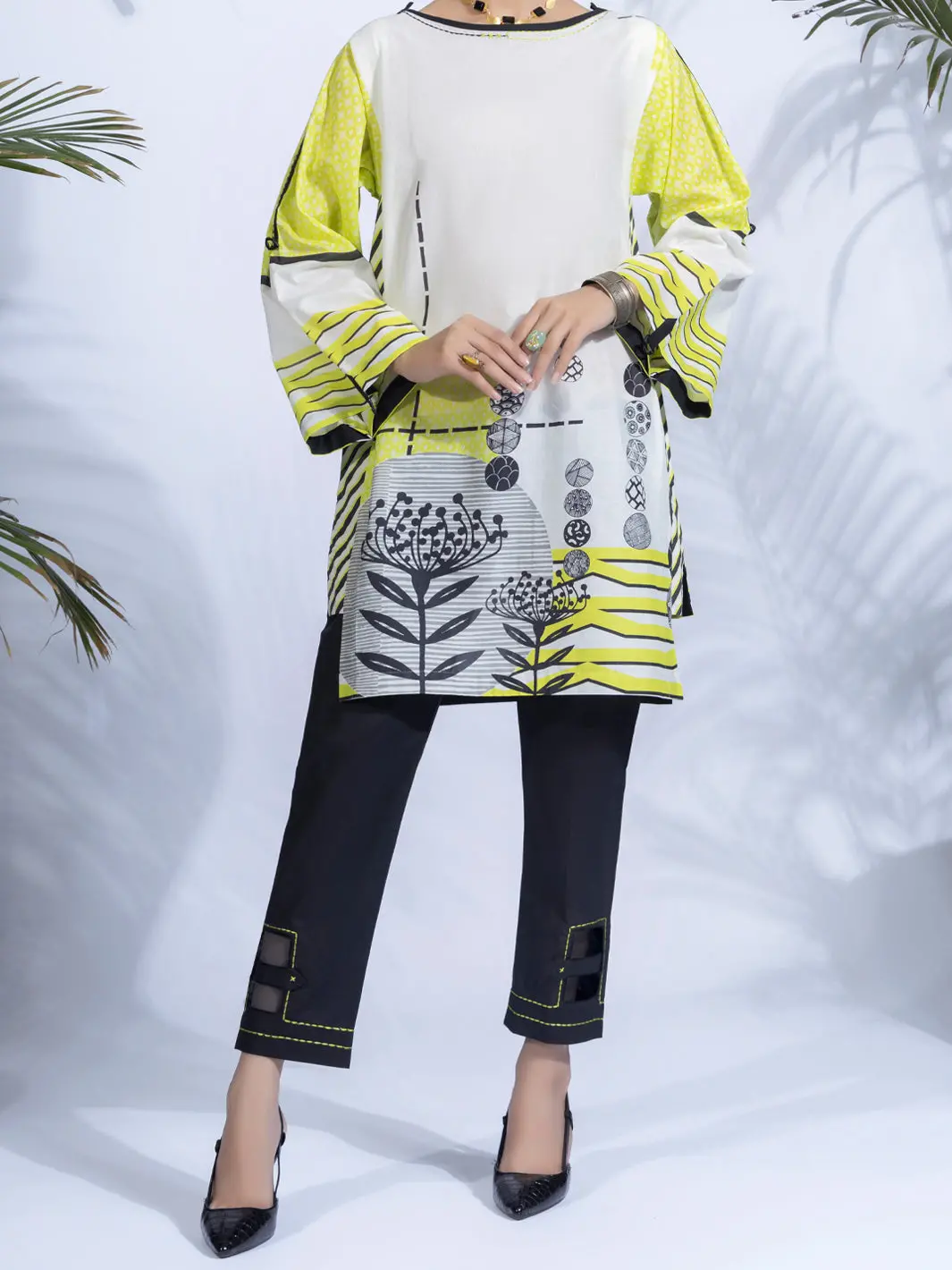 White Lawn 2Pc Unstitched - Alp-2Ps-1329 1