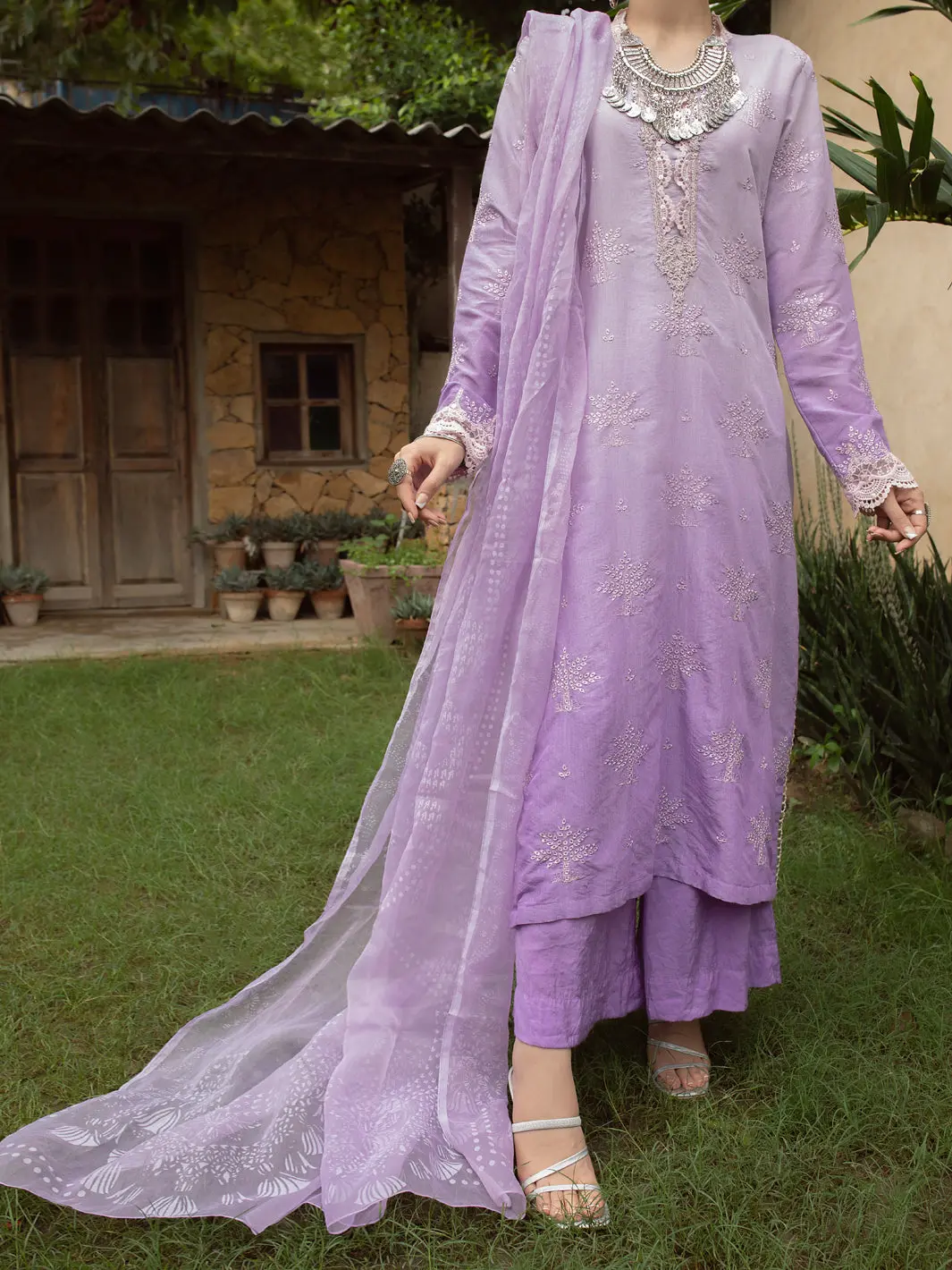 Light Purple 3Pc Unstitched - Alp-3Ps-1400 1