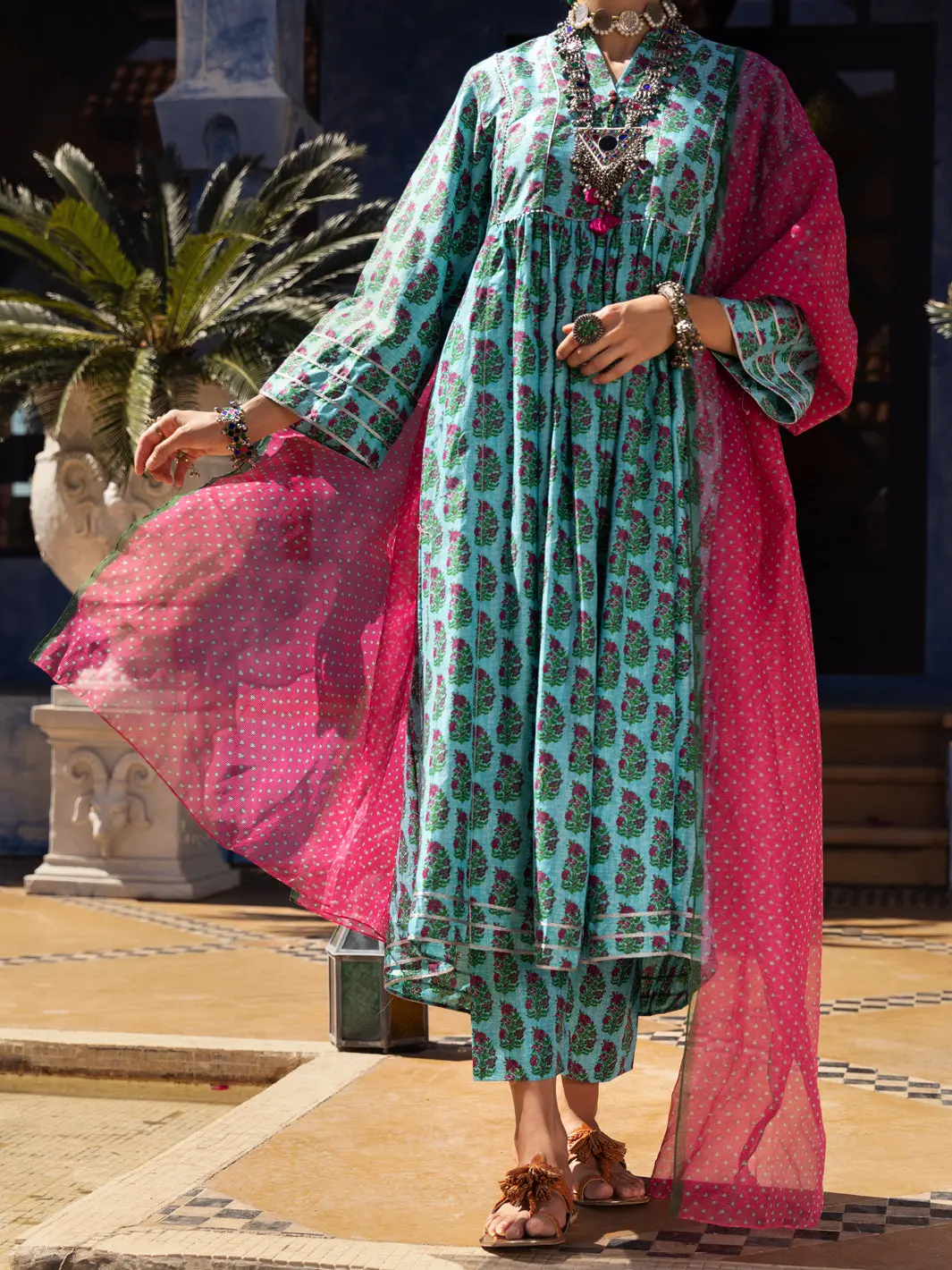 Aqua Lawn 3Pc Unstitched - Alp-3Ps-1498 1