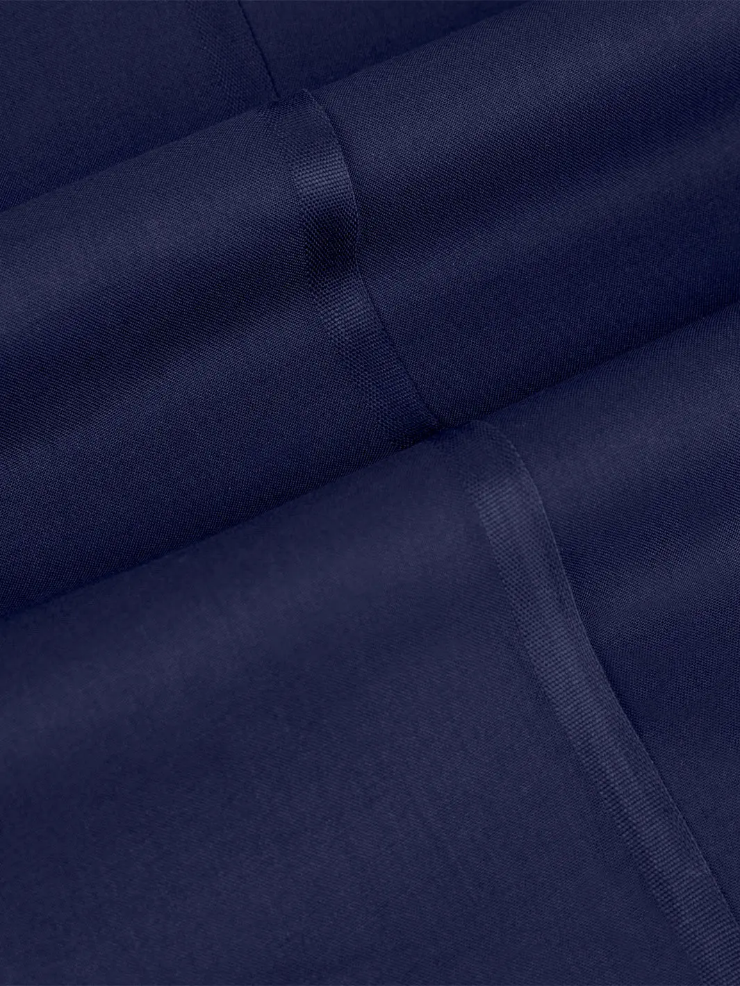 Navy Blue Blended Unstitched Fabric - Al-Un-Jhr-15042 1