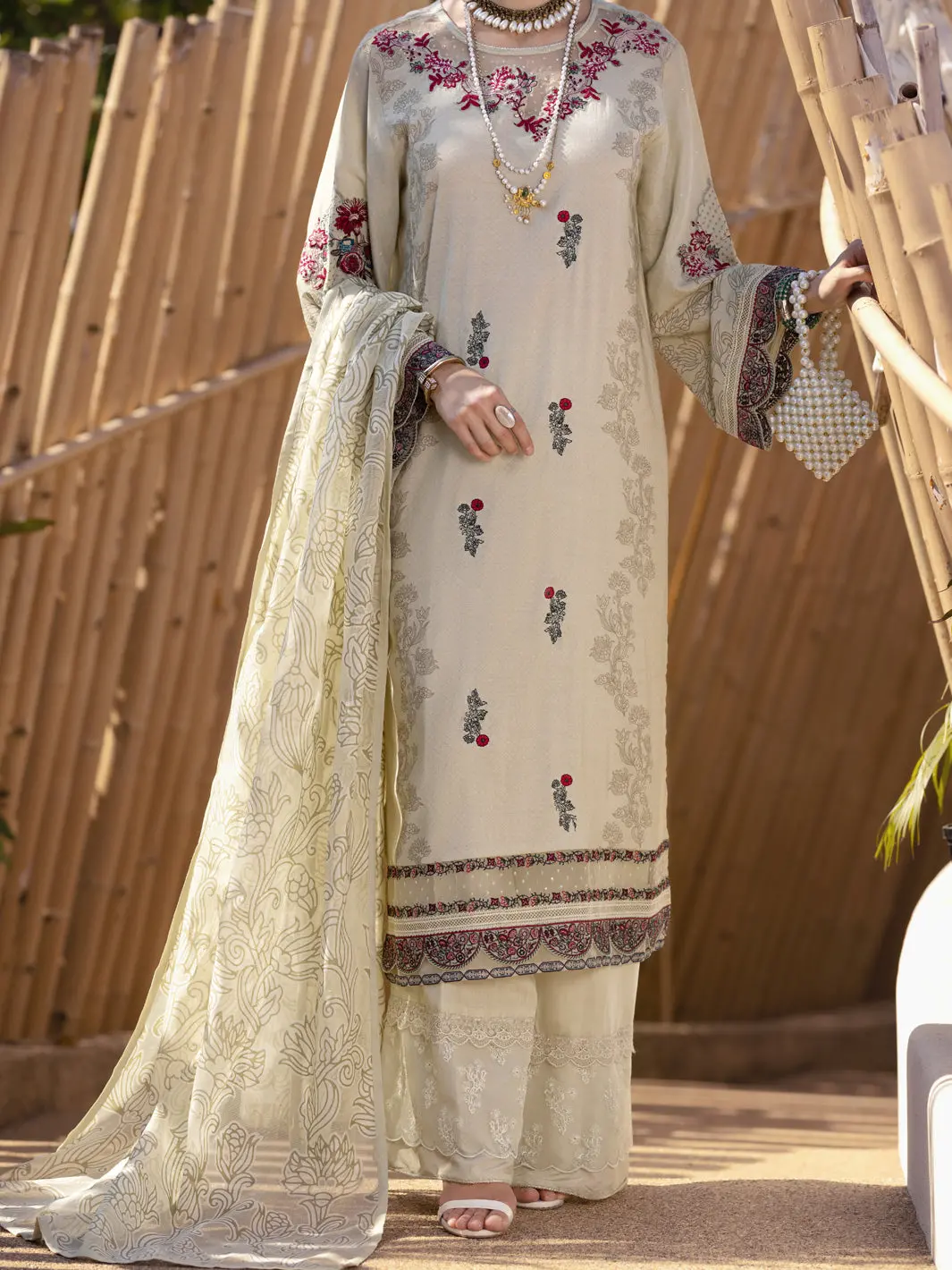 Sage Green 3Pc Stitched - Alp-3Ps-1529 1