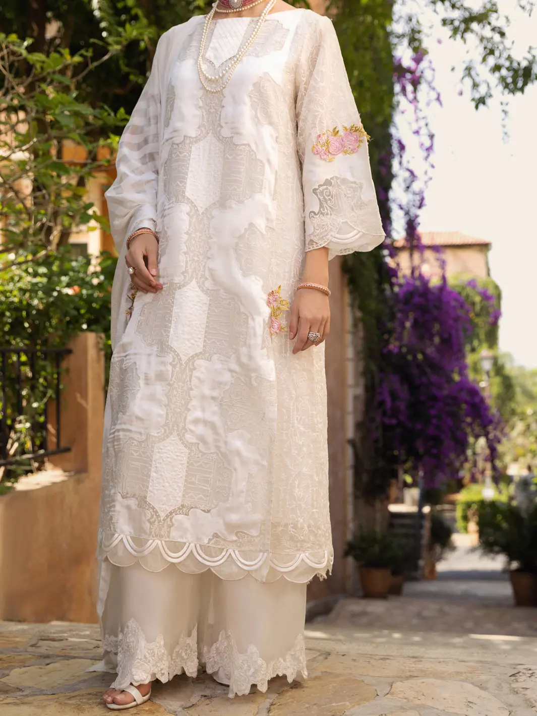 White 3Pc Stitched - Alp-3Ps-1535 1
