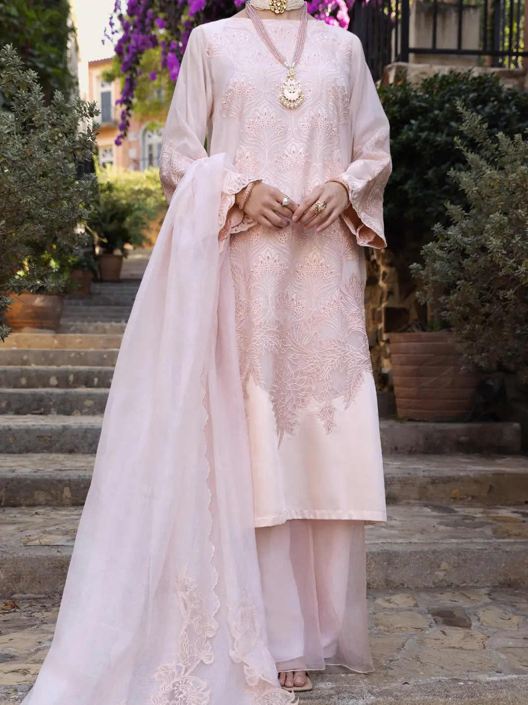 Peach 3Pc Stitched - Alp-3Ps-1536 1