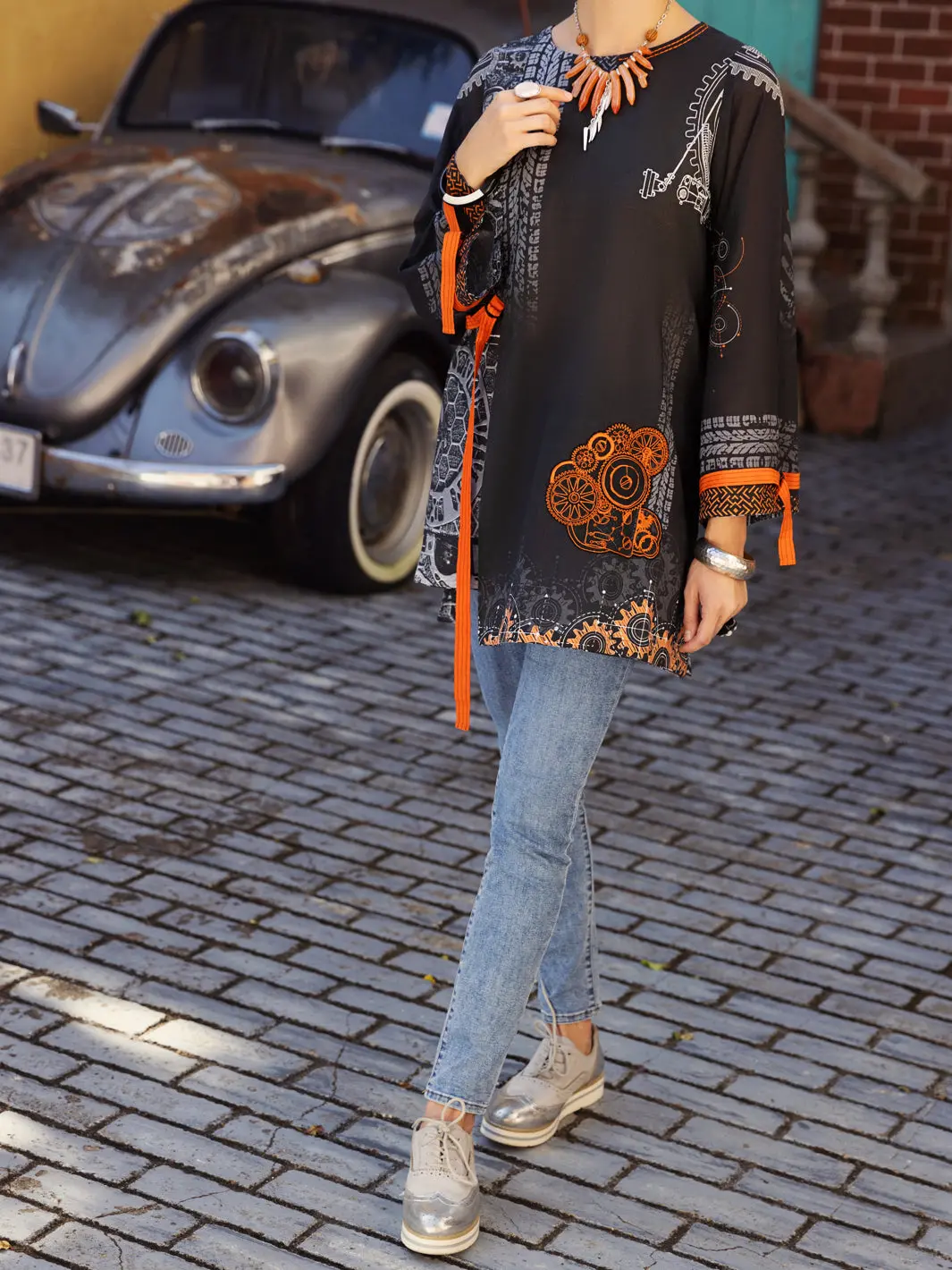 Black Kurti - Alp-Lk-1568 1