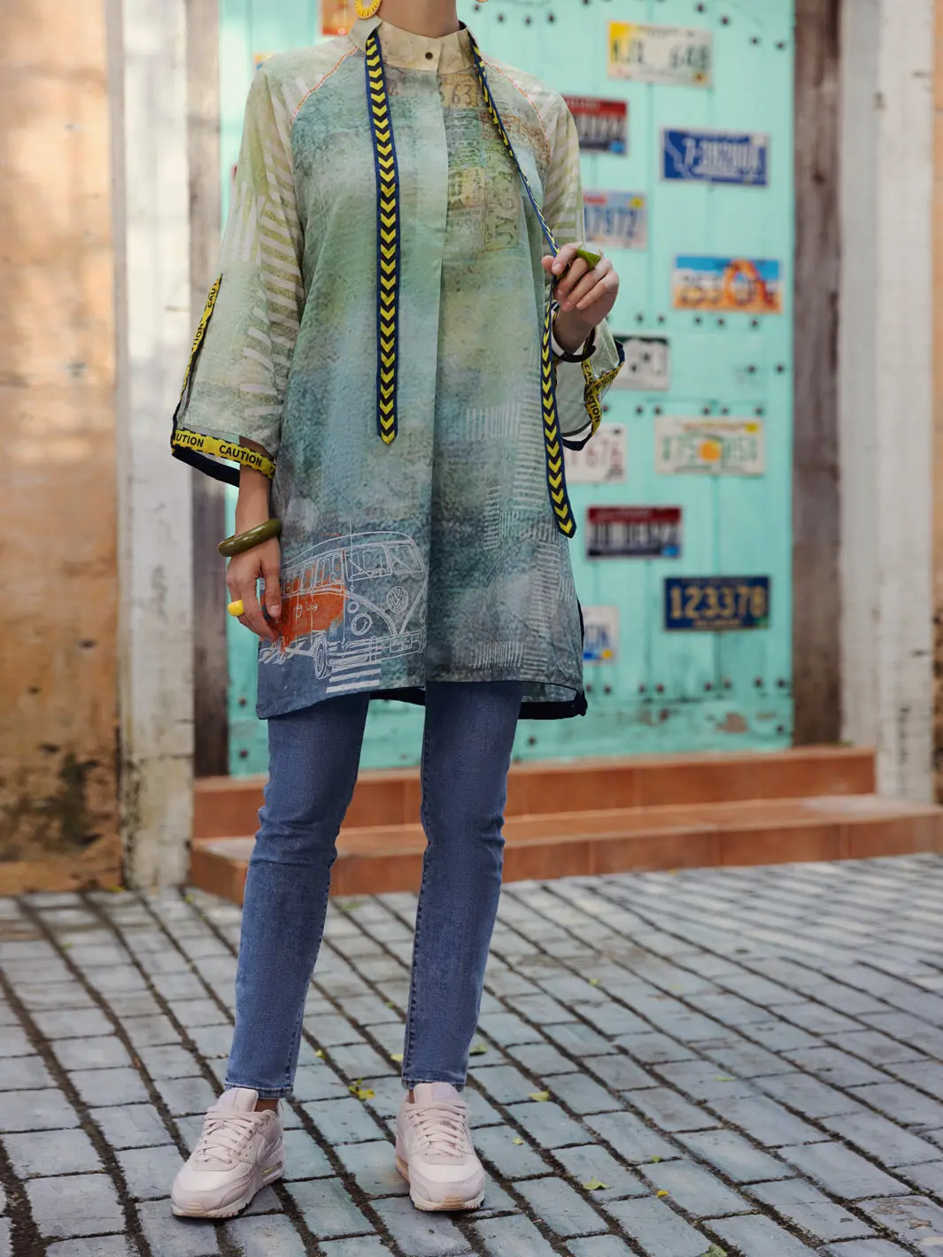 Sage Green Kurti - Alp-Lk-1571 1