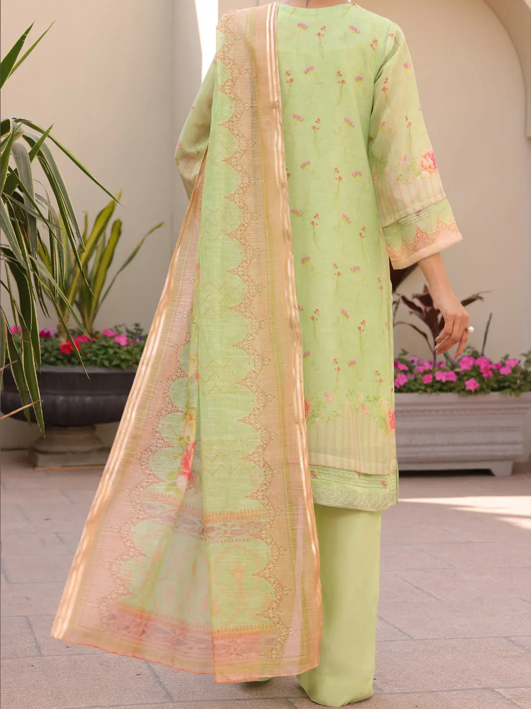 Pista Green 3Pc Stitched - Alp-3Ps-1618 2