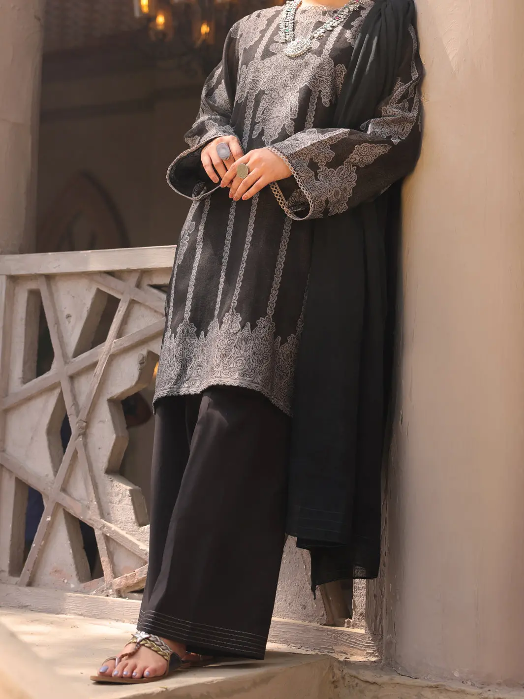 Black 3Pc Stitched - Alp-3Ps-1630 1