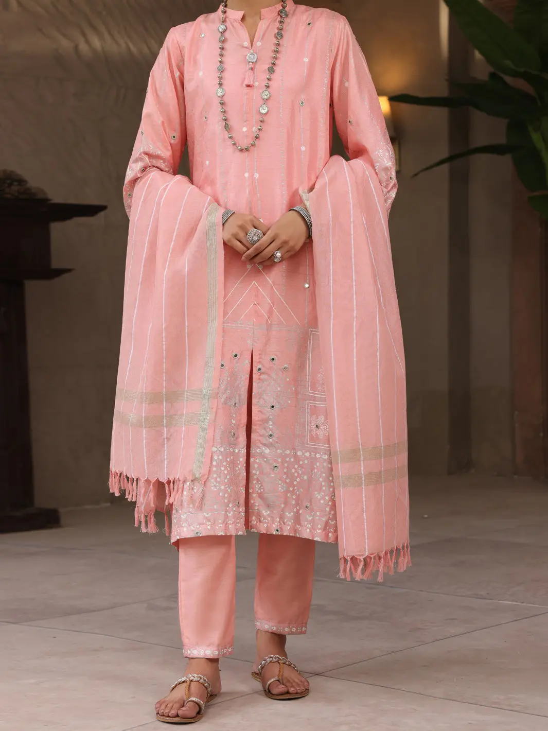 Light Pink 3Pc Stitched - Alp-3Ps-1648 1
