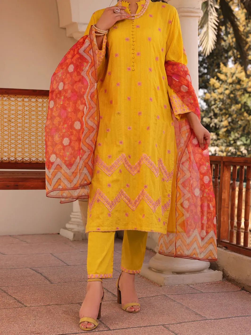 Yellow 3Pc Stitched - Alp-3Ps-1669 1