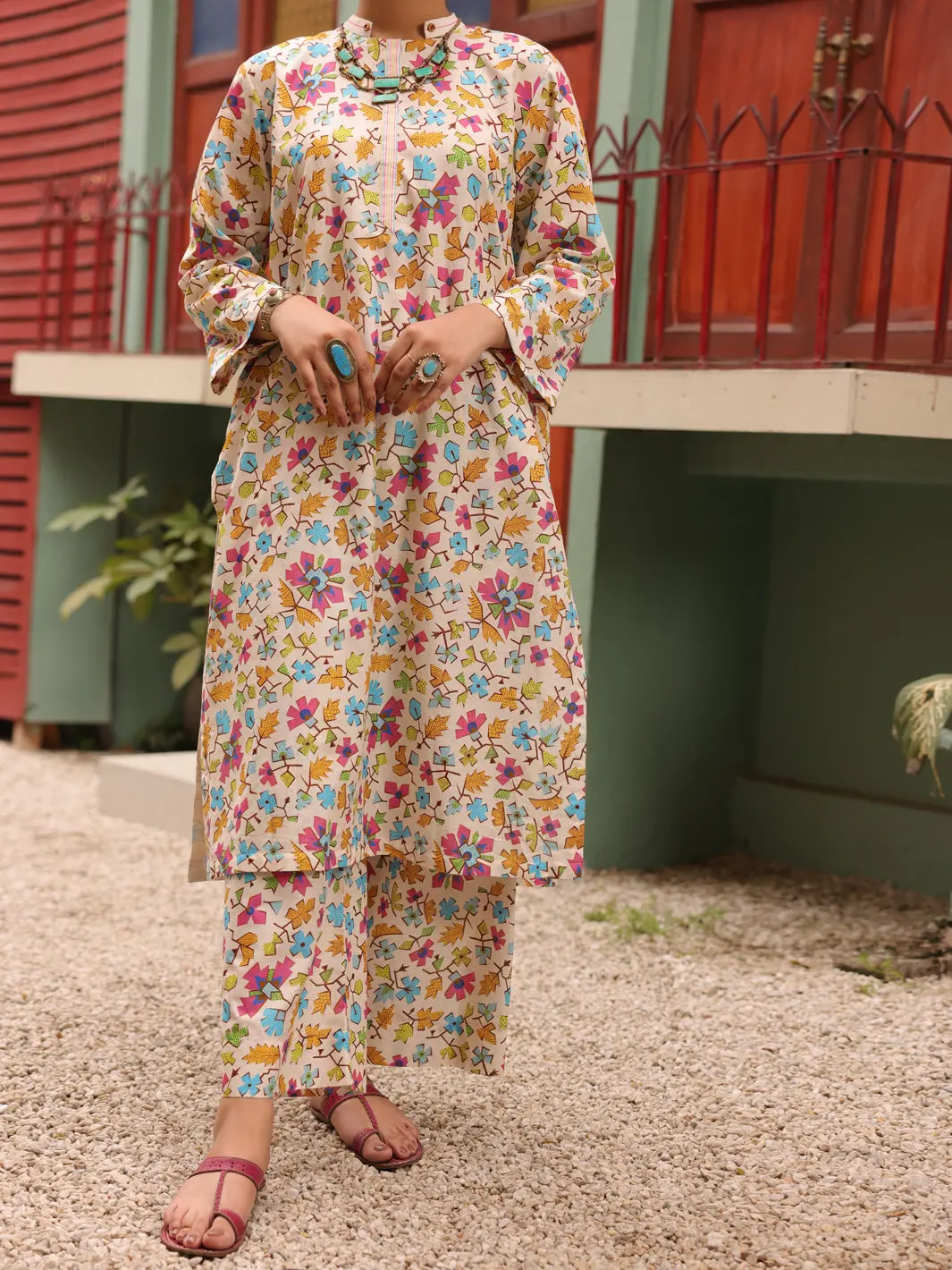 Aqua 2Pc Unstitched - Alp-2Ps-1683 1