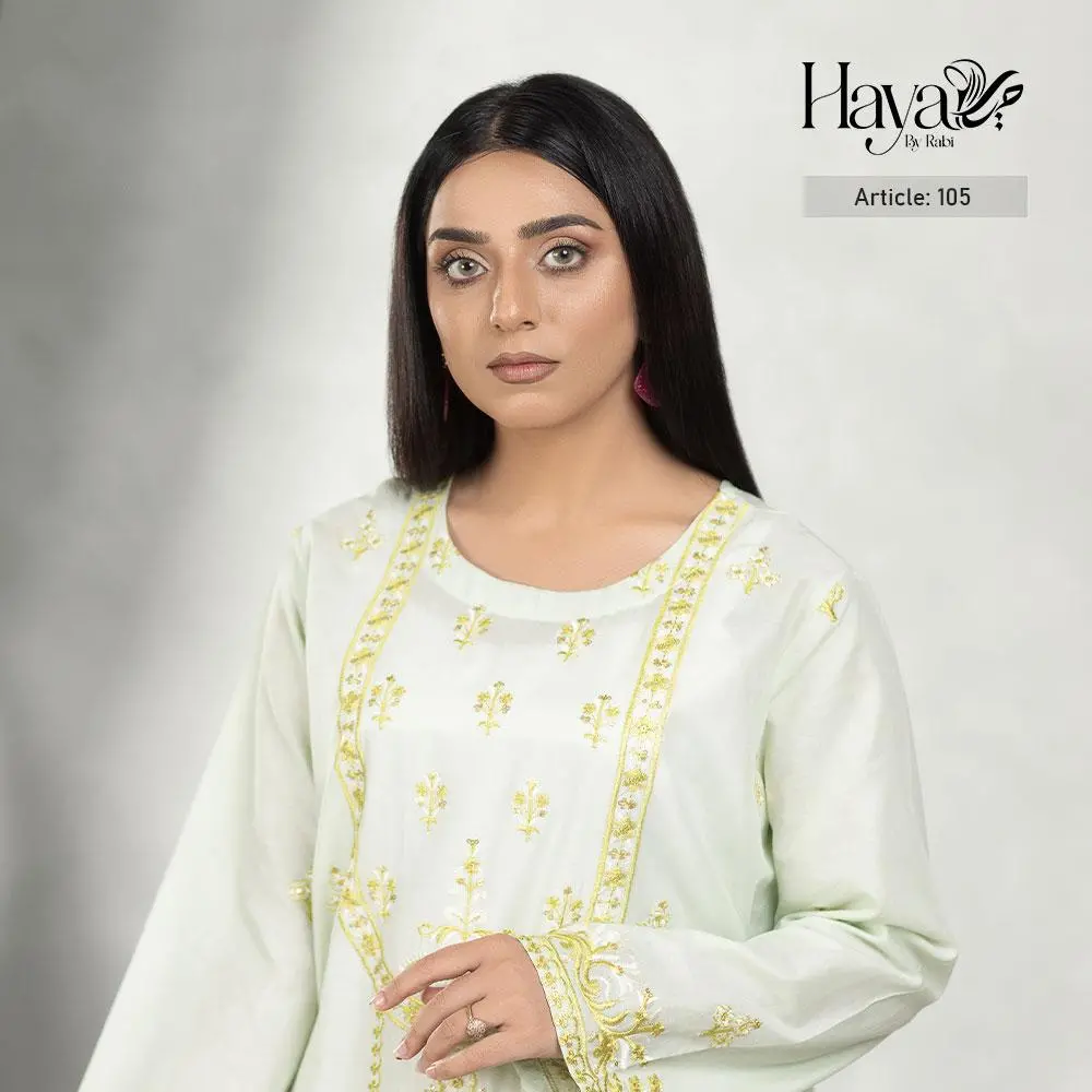 Light Green Kurti Green Embroidery 1