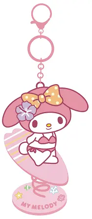 Sanrio Characters Summer Beach  Shaker Keychain(Mm) 1