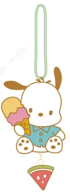 Sanrio Characters Summer Beach Car Hanging Ornament(Pochacco) 1