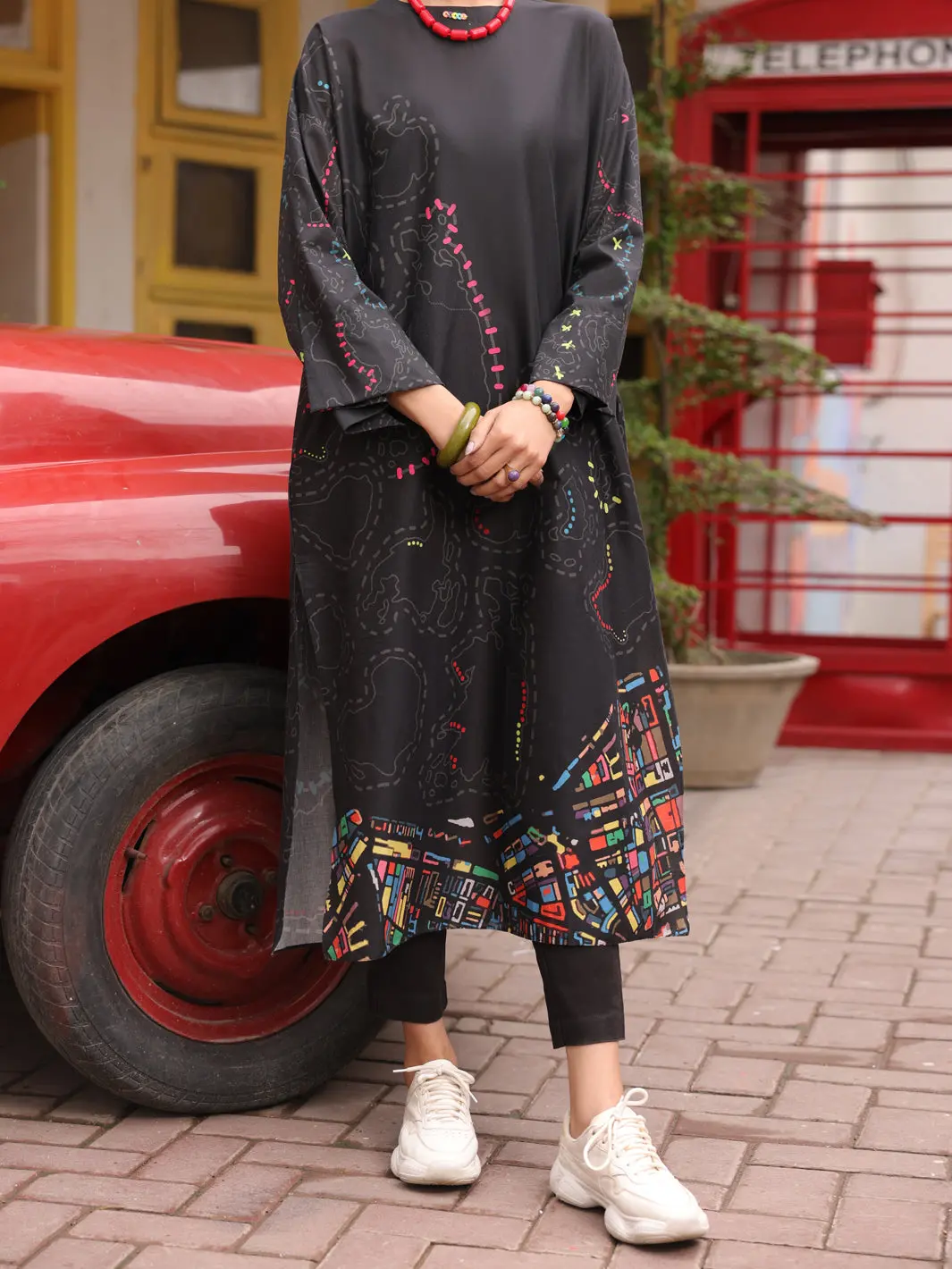 Black Kurti - Alp-Lk-1710 1